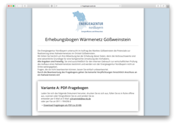 <a href='http://fragebogen.eanb.de' target='_blank'>fragebogen.eanb.de</a><br />Online Fragebogen für Energieagentur Nordbayern<br />September 2019 - Technologie: netissimoCMS responsive (31/31)