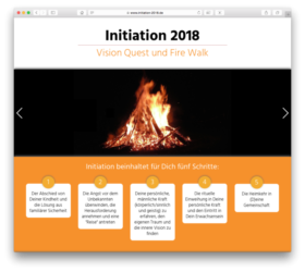 <a href='http://www.initiation-2018.de' target='_blank'>www.initiation-2018.de</a><br />Initiation 2018, Vision Quest und Fire Walk<br />Februar 2018 - Technologie: HTML responsive<br /> (47/146)