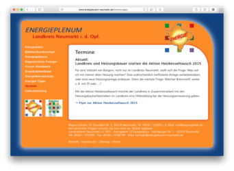 <a href='http://www.energiebuero-neumarkt.de' target='_blank'>www.energiebuero-neumarkt.de</a><br />Energieplenum - Landkreis Neumarkt i. d. Opf.<br />Oktober 2015 - Technologie: netissimoCMS responsive<br /> (82/146)