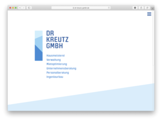 <a href="http://www.dr-kreutz-gmbh.de" target="_blank"> www.dr-kreutz-gmbh.de </a><br />Dr Kreutz GmbH<br />Gemeinschaftsproduktion mit Oliver Stumpf von <a href="http://www.pool-x.de" target="_blank">www.pool-x.de</a> <br />September 2020 - Technologie: netissimoCMS responsive (10/116)