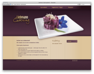 <a href='http://www.liebmann-catering.de' target='_blank'>www.liebmann-catering.de</a><br />Liebmann Catering<br />Gemeinschaftsproduktion mit Verena Muck von <a href='http://www.iyashi.de' target='_blank'>www.iyashi.de</a><br />Mai 2012 - Technologie: netissimoCMS (94/116)