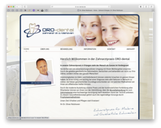 <a href="http://www.oro-dental.de" target="_blank">www.oro-dental.de</a><br />Zahnarztpraxis ORO-dental<br />April 2020 - Technologie: netissimoCMS responsive (26/31)