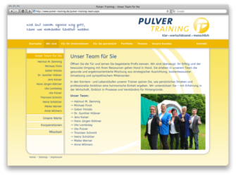 <a href='http://www.pulver-training.de' target='_blank'>www.pulver-training.de</a><br />Pulver Training - klar, wertschätzend, menschlich<br />Juli 2014 - Technologie: netissimoCMS responsive<br/>&nbsp; (75/116)