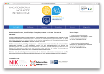 <a href='http://www.innovationsforum-energie.de' target='_blank'>www.innovationsforum-energie.de</a><br />Innovationsforum Nachhaltige Energiesysteme<br />Mai 2017 - Technologie: netissimoCMS responsive<br /> (56/146)