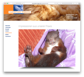 <a href="http://www.tierarzt-singen.de" target="_blank">www.tierarzt-singen.de</a><br />Kleintierpraxis Dr. Jan M. Boos<br />Gemeinschaftsproduktion mit Oliver Stumpf von <a href="http://www.pool-x.de" target="_blank">www.pool-x.de</a> <br />Februar 2016 - Technologie: netissimoCMS responsive (36/77)