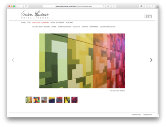 <a href="http://www.erika-lindner-kunst.de" target="_blank">www.erika-lindner-kunst.de</a><br />Erika Lindner - Kunstseite<br />Gemeinschaftsproduktion mit Beate Kaspar von <a href="http://www.bitterwolf-kaspar.de" target="_blank">www.bitterwolf-kaspar.de</a> <br />März  2017 - Technologie: netissimoCMS responsive (27/77)