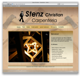 <a href='http://www.stenzchristian.ch' target='_blank'>www.stenzchristian.ch</a><br />Carpenteria von Christian Stenz im Tessin/Graubünden<br />Gemeinschaftsproduktion mit Joseph Stenz von <a href='http://www.faluna.ch' target='_blank'>www.faluna.ch</a><br />März 2013 - Technologie: netissimoCMS (60/77)