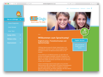 <a href='http://www.leo-lingo.de' target='_blank'>www.leo-lingo.de</a><br />Sprachcamps für Kinder<br />Gemeinschaftsproduktion mit Verena Muck von <a href='http://www.iyashi.de' target='_blank'>www.iyashi.de</a><br />August 2016 - Technologie: netissimoCMS responsive (74/138)