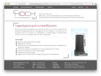 <a href='http://www.sachverstaendigenbuero-dr-hoch.de' target='_blank'>www.sachverstaendigenbuero-dr-hoch.de</a><br />Sachverständigenbüro Dr. Hoch<br />Oktober 2015 - Technologie: responsive HTML<br /> (81/146)