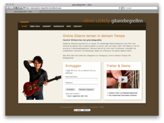 <a href="http://www.gitarre-begreifen.de" target="_blank">www.gitarre-begreifen.de</a><br />Gitarre Begreifen, Online-Gitarrenkurs<br />Gemeinschaftsproduktion mit Karl Serwotka von <a href="http://www.promedia-design.de" target="_blank">www.promedia-design.de</a> <br />Dezember 2012 - Technologie: netissimoCMS (20/26)