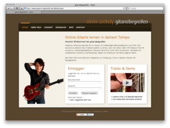 <a href="http://www.gitarre-begreifen.de" target="_blank">www.gitarre-begreifen.de</a><br />Gitarre Begreifen, Online-Gitarrenkurs<br />Gemeinschaftsproduktion mit Karl Serwotka von <a href="http://www.promedia-design.de" target="_blank">www.promedia-design.de</a> <br />Dezember 2012 - Technologie: netissimoCMS (61/77)