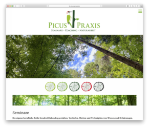 <a href="http://www.picus-praxis.de" target="_blank">www.picus-praxis.de</a><br />Picus-Praxis: Seminare, Coaching, Naturarbeit<br />April 2024 - Technologie: netissimoCMS responsive (5/31)