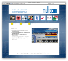 <a href="http://www.multacon.de" target="_blank">www.multacon.de</a><br />Fachmakler für Gewerbe, Industrie und Logistik<br />Gemeinschaftsproduktion mit Christian Oberlander, <a href="http://www.galerie-co.de" target="_blank">www.galerie-co.de</a> <br />Juli 2014 - Technologie: netissimoCMS responsive (47/77)
