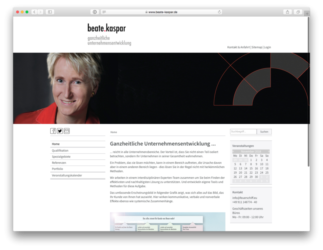 <a href="http://www.beate-kaspar.de" target="_blank">www.beate-kaspar.de</a><br />Beate Kaspar - Ganzheitliche Unternehmensentwicklung<br />Gemeinschaftsproduktion mit Beate Kaspar von <a href="http://www.bitterwolf-kaspar.de" target="_blank">www.bitterwolf-kaspar.de</a> <br />Oktober 2016 - Technologie: netissimoCMS responsive (25/73)