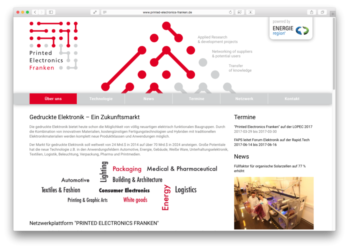 <a href='http://www.printed-electronics-franken.de' target='_blank'>www.printed-electronics-franken.de</a><br />Printed Electronics Franken<br />Februar 2017 - Technologie: netissimoCMS responsive<br /> (62/146)