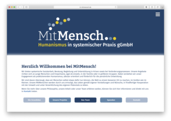 <a href="http://www.mitmensch.de" target="_blank">www.mitmensch.de</a><br />Humanismus in systemischer Praxis<br />März 2021 - Technologie: netissimoCMS responsive (2/63)
