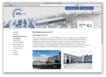 <a href='http://www.etz-nuernberg.de' target='_blank'>www.etz-nuernberg.de</a><br />Energie-Technologisches Zentrum Nürnberg<br />Oktober 2014 - Technologie: netissimoCMS responsive<br /> (45/65)